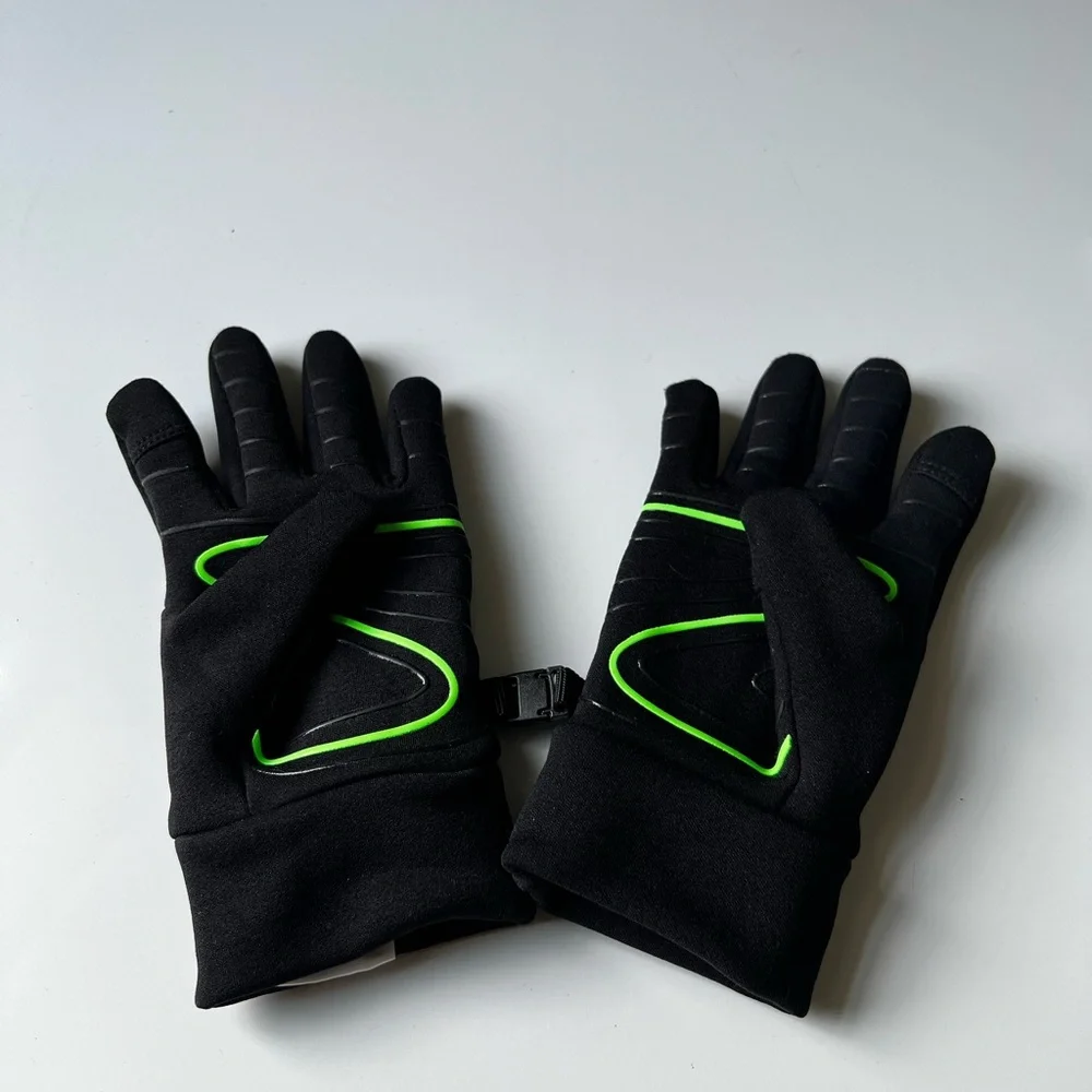 HEAD Brand Black and Neon Green Kids’ Touchscreen Gloves
